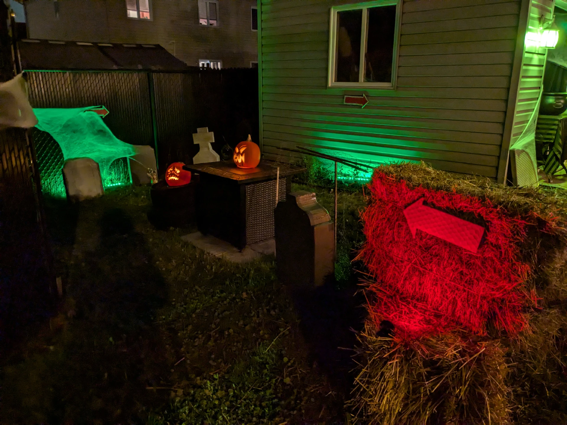 The entrance to the haunted 