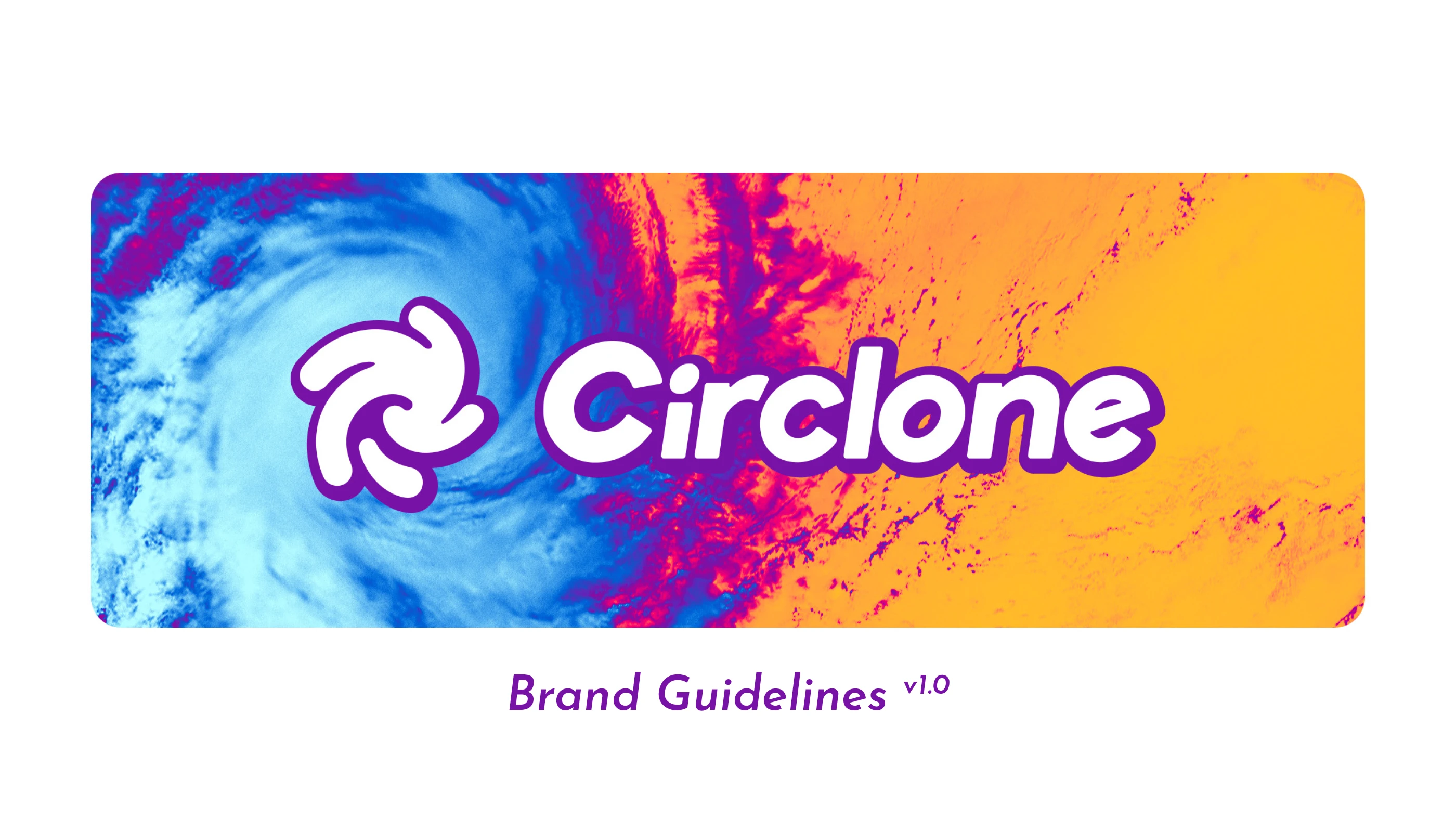 The Cover of the Circlone Brand Guidelines